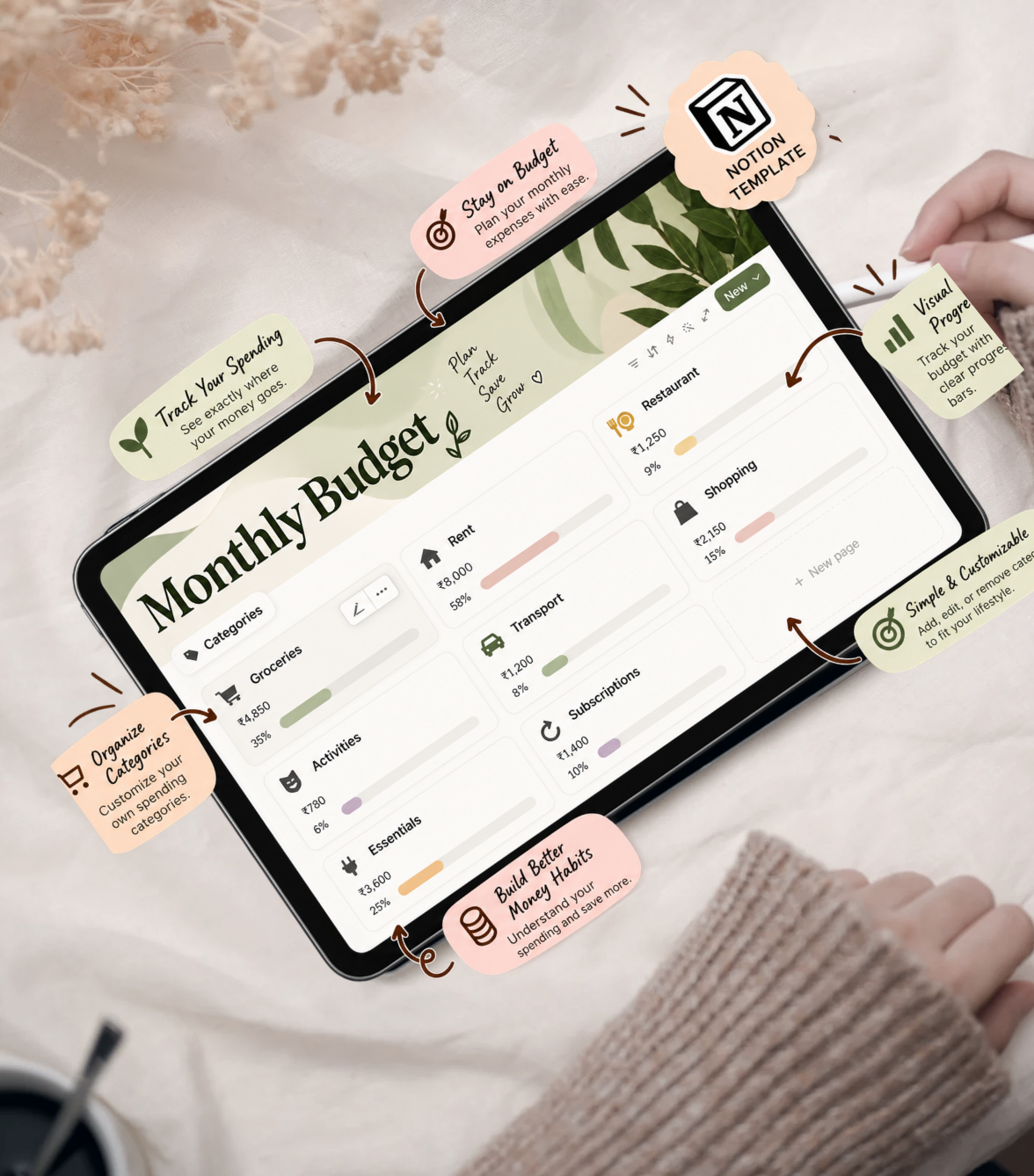Finance Tracker — Notion Template
